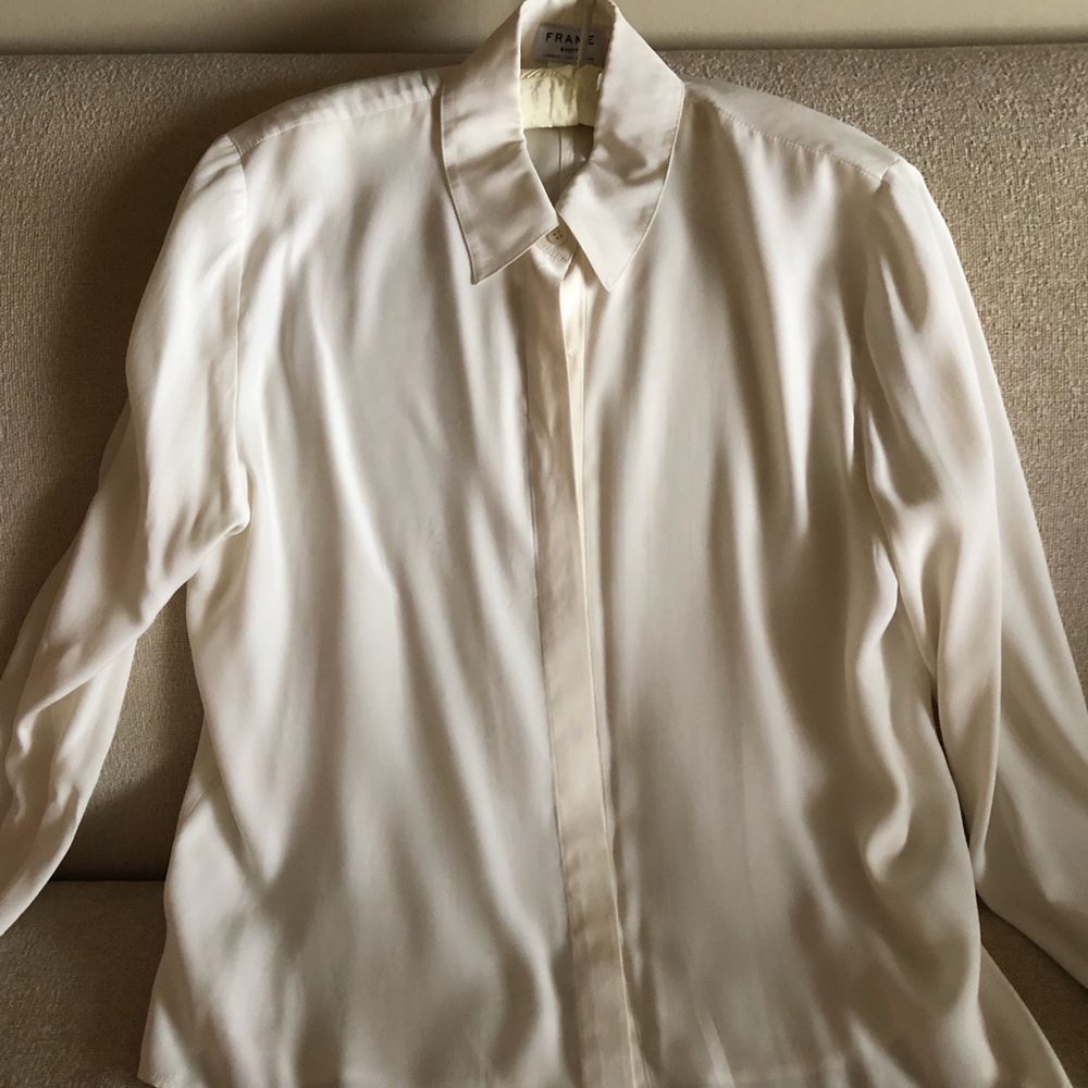 Frame silk blouse